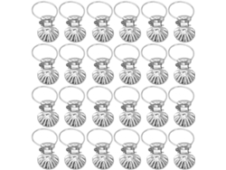 Accesorios Para Cortinas,anillas Metálicas Con Clips Concha Colgar Rápidamente Ventanas Duchas,
