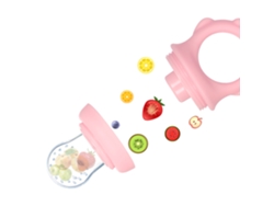Alimentador De Alimentos Para Bebés De Silicona Para Frutas Y Verduras, Chupete, Mordedor, Fácil De Limpiar.