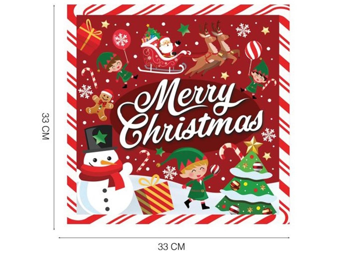 Pack de 20 Servilletas Merry Christmas de 33x33 cm