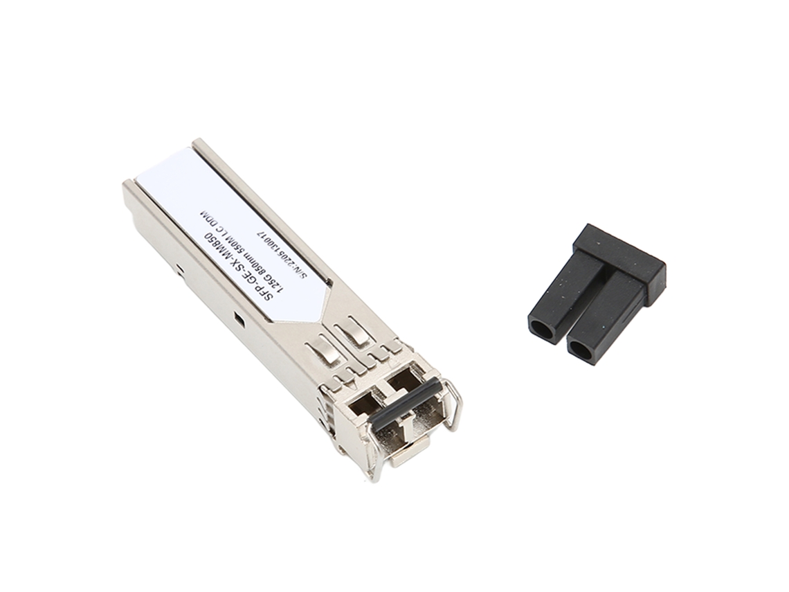 Módulo Óptico Sfp De Doble Fibra Modo Singular 1.25g 850nm 550m Transceptor Lc Ddm