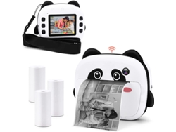 Cámara Digital WEB2O Wi-Fi 080P para Niños con Papel de Impresión Instantánea