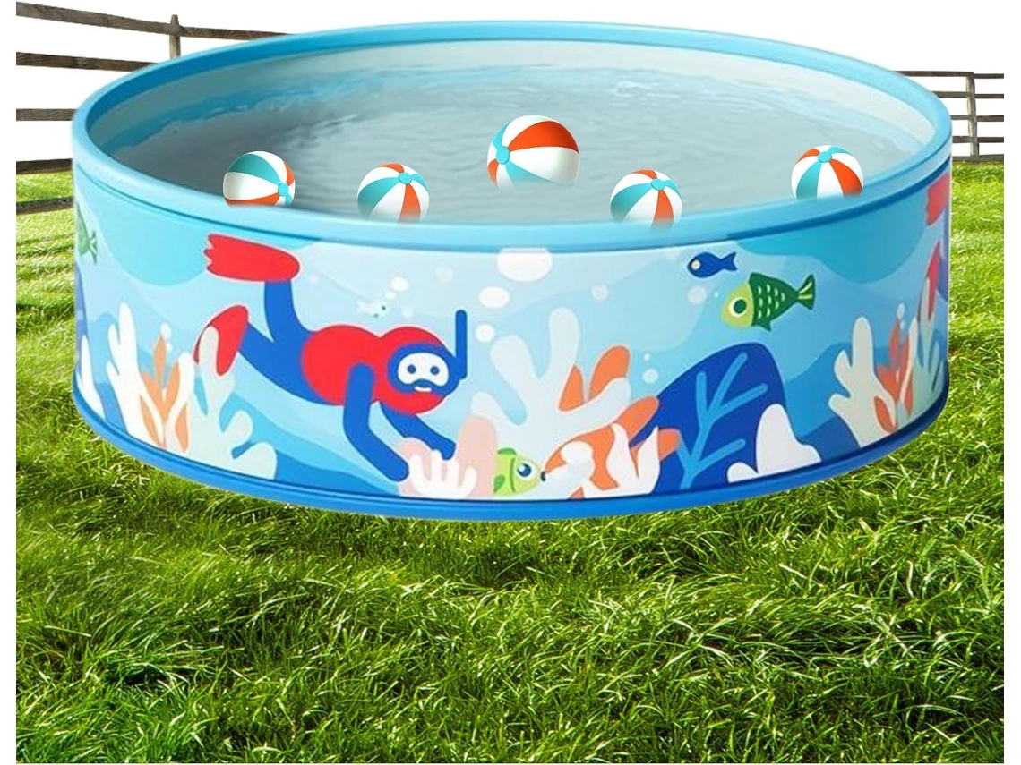 Piscina portátil | Piscina infantil | Piscina redonda y gruesa de PVC para jardín, adultos y patio | Vayotoy