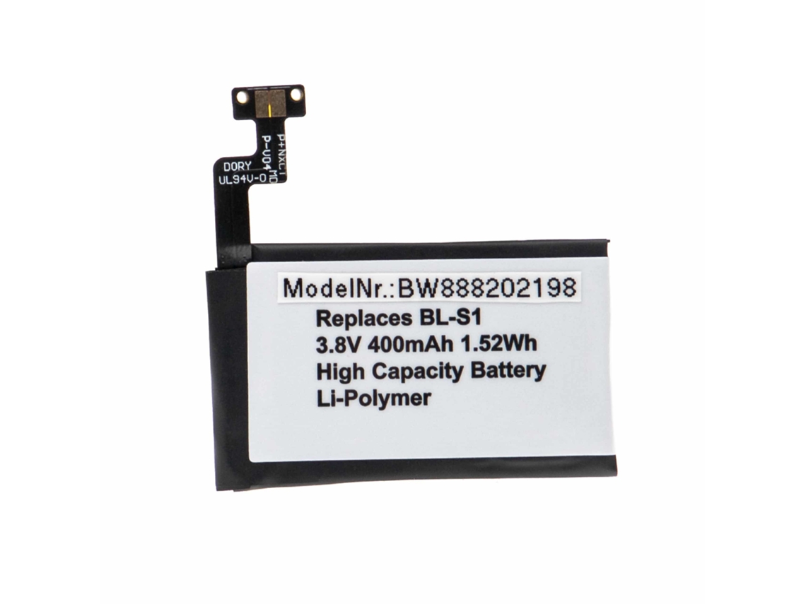 Batería para LG G Watch W100, similar a la Bl-s1, 400 mAh