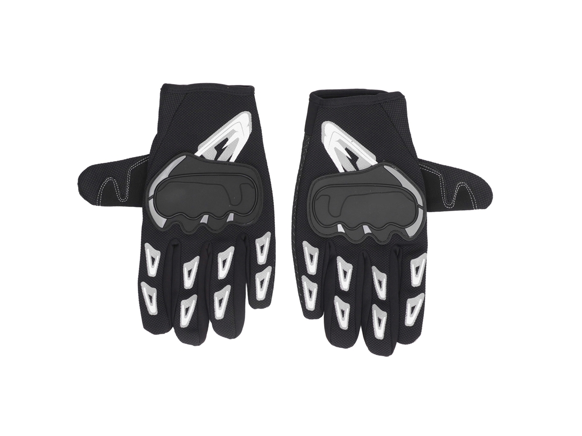 Guantes De Moto, Guantes De Montar, Negro/gris, Dedos Completos, Malla, Tácticos, Antideslizantes, Cómodos.
