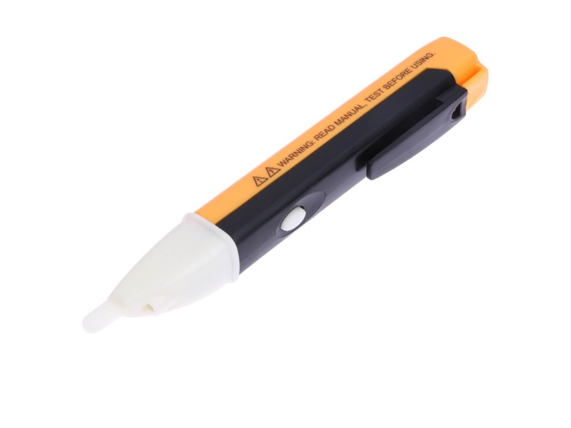 Lápiz Detector De Voltaje Ca De 90v-1000v, Prueba Rápida Con Clip Para Electricistas, Amarillo/negro