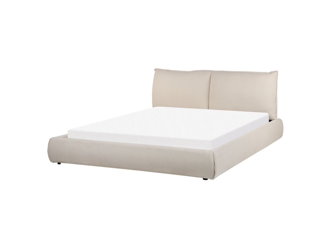 Cama de agua BELIANI Vinay de Poliéster Beige 176x233x90