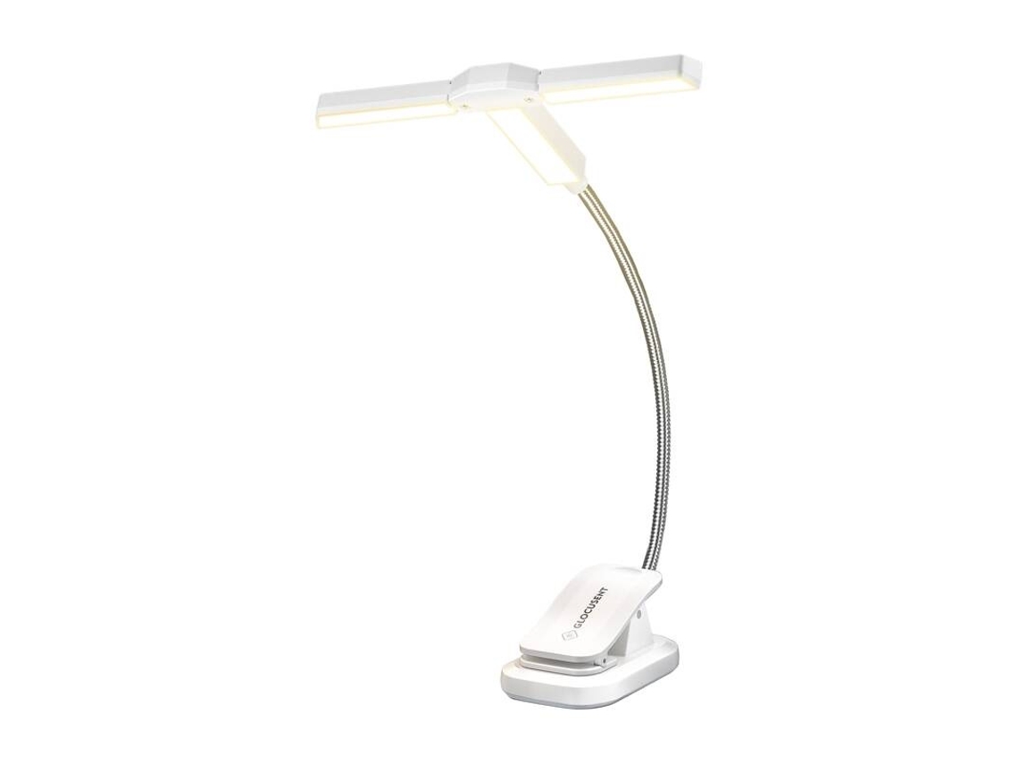 Lámpara de lectura inalámbrica de tres cabezales Glocusent Glcsnta2303 con USB C