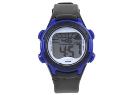 Relógio Eletrônico Infantil Esportivo 3atm Pulseira Pu Resistente À Água Preto
