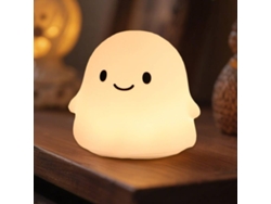 Luz nocturna fantasma de Halloween, regalos de Halloween para niños - Luz nocturna fantasma, decoraciones de Halloween (blanca)