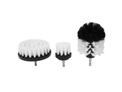 Set De 3 Cepillos Para Taladro Escobilla Eléctrica Accesorios De Limpieza Nylon Para Bañera Azulejos Inodoro