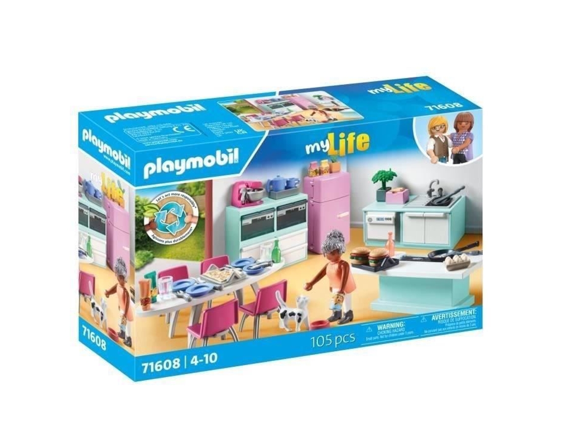 PLAYMOBIL - 71608 - Cocina con isla central
