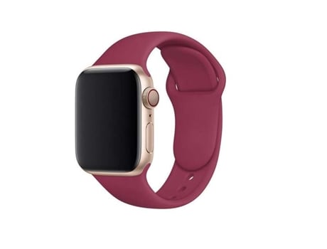 Correa Pulsera Silicona Suave para Apple Watch Series 6 44Mm Vino