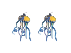 Pendientes colgantes con forma de animales marinos, joyería de animales, adorno, pendientes de medusa Rosewell