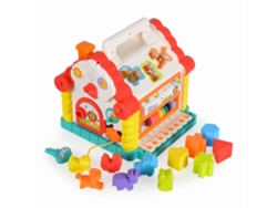 Hola Activity House - Clasificador de formas con música, luz y bloques cúbicos 739