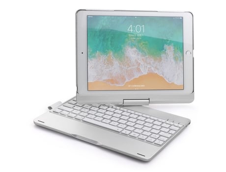 Carcasa Flip Cover y Teclado Bluetooth YIMGOTTA F102AS para iPad 10.2/Air10.5/Pro10.5