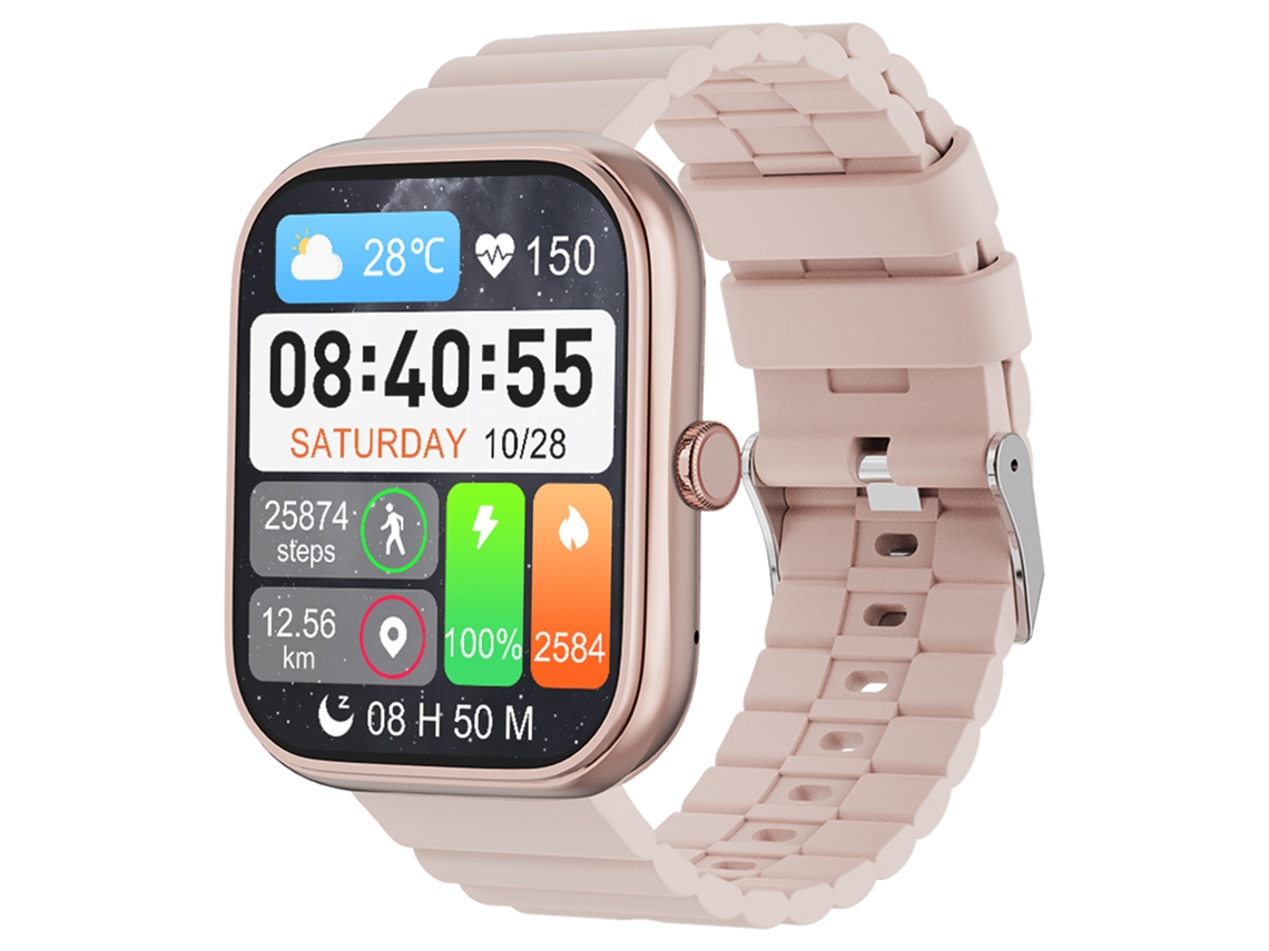 Reloj Inteligente Monitor De Salud Oxígeno En Sangre Ritmo Cardíaco 1.83" Bt5.2 Ip68 Reloj Deportivo De Fitness