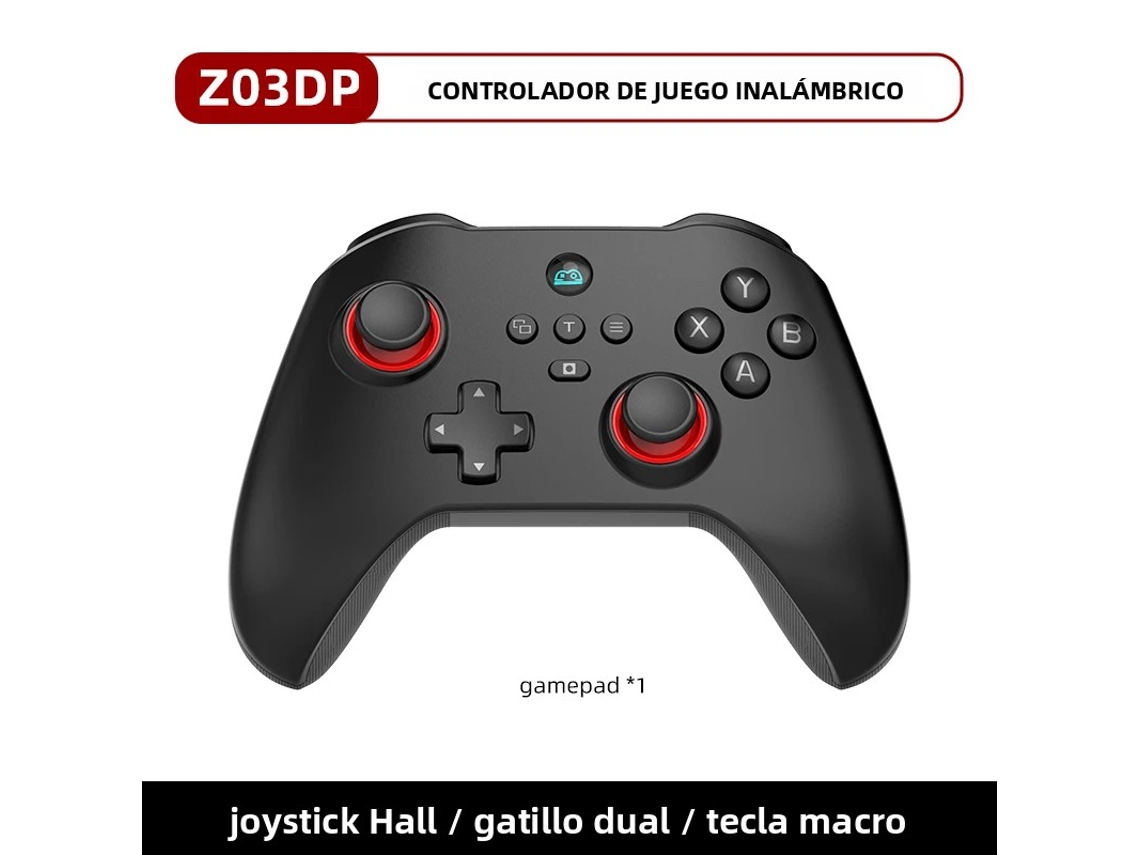 Mando para juegos de PC MDUG con microjoystick y gatillo Hall (negro)