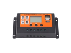 Controlador De Carga Solar Pwm Autoadaptativo De 12 V/24 V Y 80 A Con Salida Usb De 5 V Y 2 A Para Sistemas De Energía Solar.