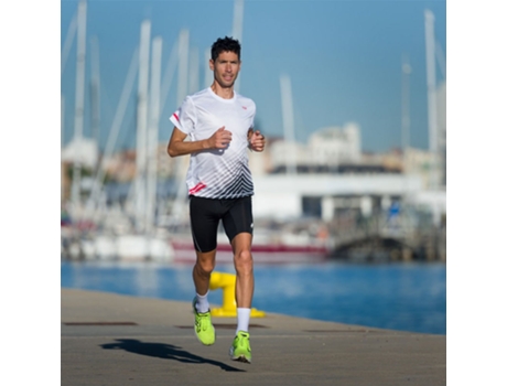 Camiseta de Hombre para Running 42K RUNNING Ozone Blanco (S)