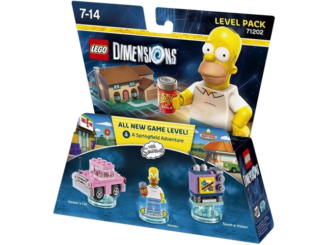 LEGO Dimensions: Pack de niveles de Los Simpsons (Edad Mínima: 7 - 98 Piezas)