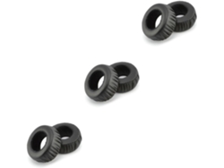 Almohadillas De Repuesto Para Auriculares De 3 Piezas Para Cascos Mdr, Par De Almohadillas De Espuma De Poliuretano Negro Para Mayor Comodidad.