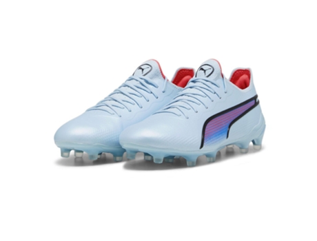 Botas de fútbol Unisex para Fútbol PUMA King Ultimate Fg Azul (40)