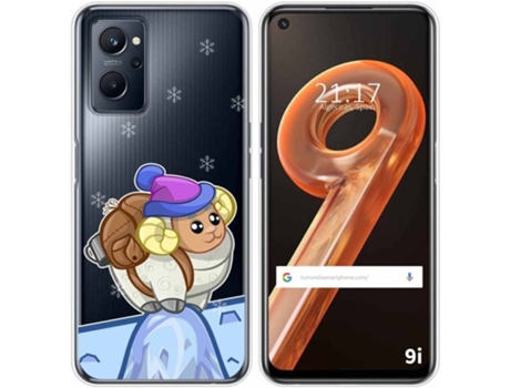 Carcasa Realme 9i TUMUNDOSMARTPHONE Dibujos Transparente Cabra Multicolor