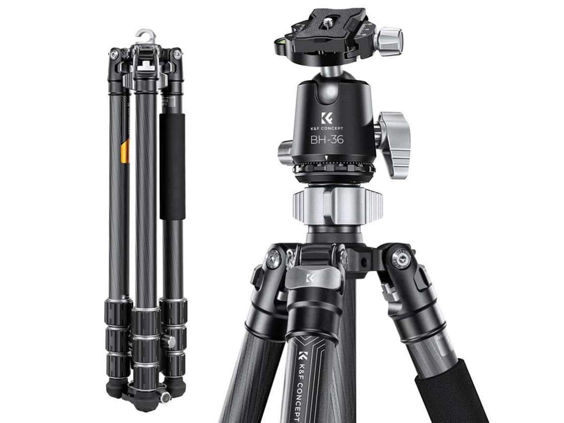 Trípode Kf Con Monopie De Carbono X284c4 + Rótula Bh-36