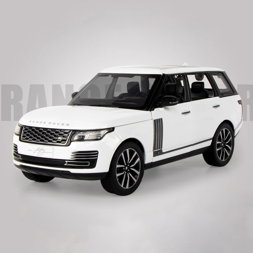 Coche De Juguete (blanco) A Escala 1:24, Fabricado En Metal Fundido A Presión, Con Efectos De Sonido Y Luz.