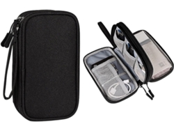 Cable Electrónico De Viaje Impermeable, Dos Capas, Bolsa De Almacenamiento Multifuncional L CHRUI Black