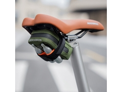 Marrónrockbros Bolsa Sillín Bicicleta Ligera 3.5l Tamaño Compacto Portátil Bolso Mano Ciclismo Multifunción Accesorios