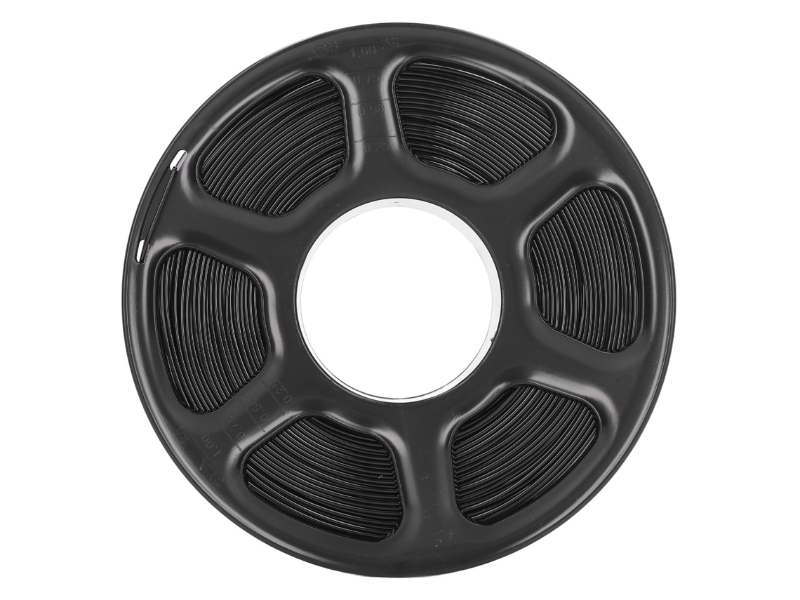 Filamento Petg De 1,75 Mm Para Impresora 3d, 220-250 °c, 1 Kg, Color Negro, Alta Precisión.