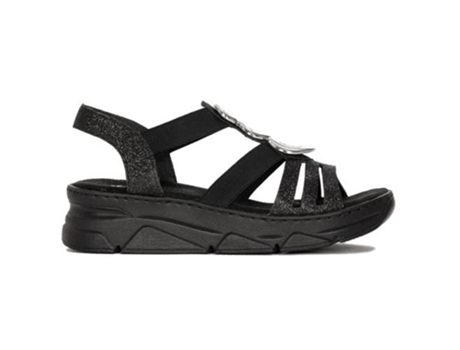 Sandalias de Mujer RIEKER Negro (38)