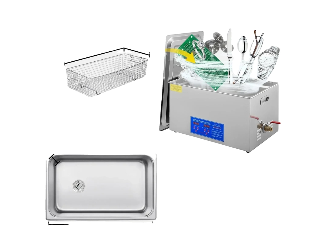 Limpieza ultrasónica, limpieza potente, control fácil de usar, 22L JPS 80A OEM