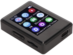 Reproductor MP3/MP4 Bluetooth ELORY X5 de 1,77” con radio FM y función de grabación - Negro