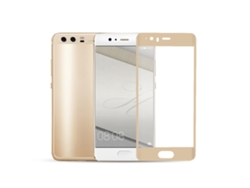 Protector De Pantalla De Vidrio Templado (cobertura De Pantalla Completa, Dureza 9h) Para Huawei P10, Empaquetado En Caja De Cristal (pantalla Completa Serigrafiada Dorada)