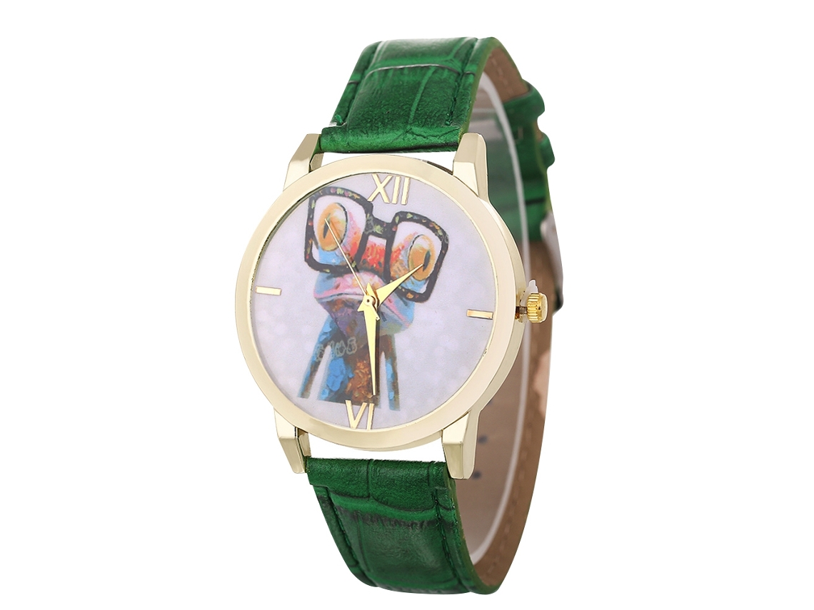 Elegante Reloj De Pulsera Unisex De Cuarzo, Regalo De Moda Para Parejas (verde)