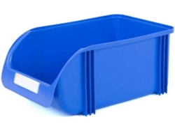 Caja Contenedor Apilable PLASTIKEN 16Cm Azul Titanio