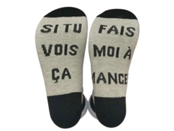 Calcetines de algodón divertidos Regalos de Navidad Si Tu Vois Ca