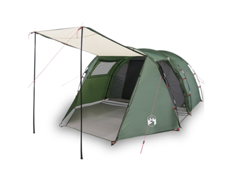 Tienda de campaña para 4 personas VIDAXL impermeable verde