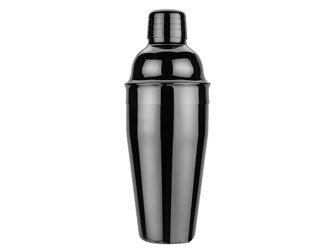Coctelera Martini 750ml Con Colador Incorporado Negro Gertiz