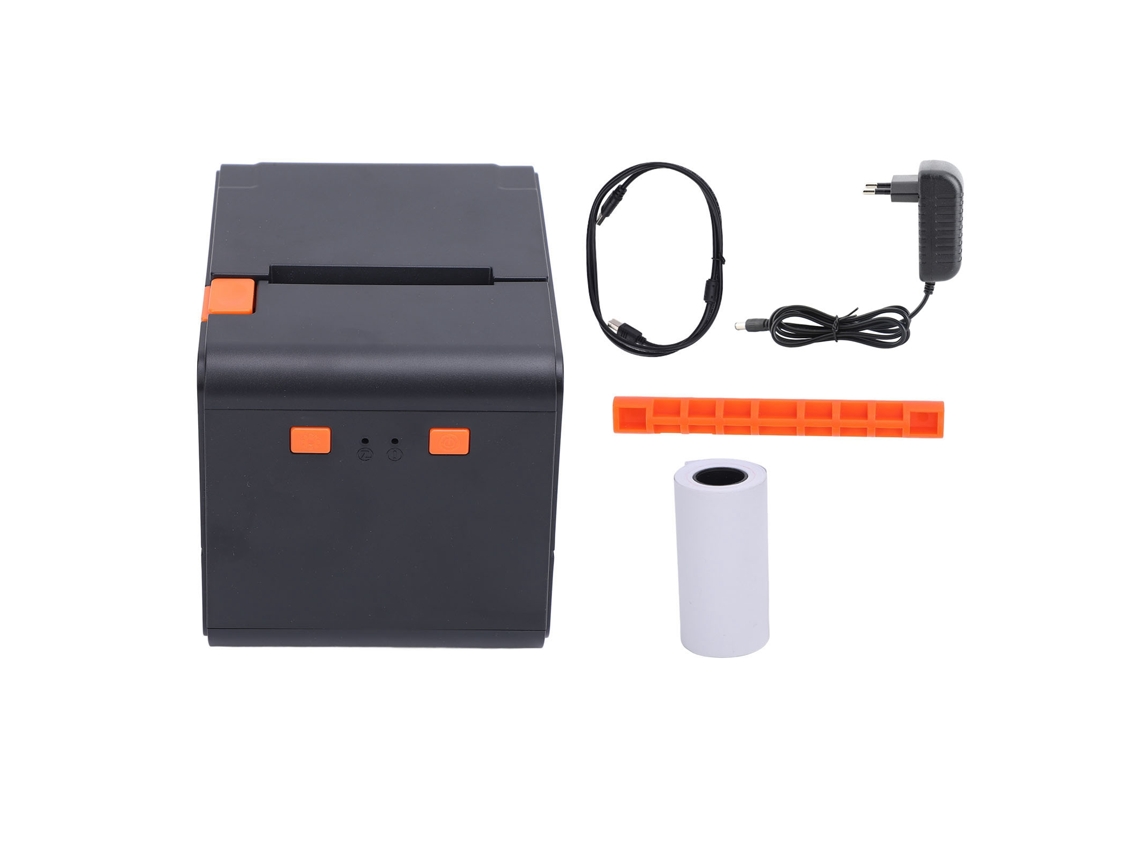 Impresora Térmica 58mm Usb Y Inalámbrica Para Recibos Y Códigos De Barras Con Conexión Rj11 Para Caja Registradora Plug Eu