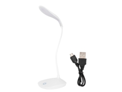 Bj-lâmpada De Escritório Led Com Pescoço Flexível E Interruptor Táctil Regulável, Luz De Leitura Noturna Usb