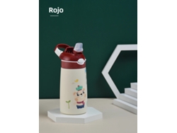 Garrafa de Água Reutilizável com Canudo, 414 Ml (14 Oz), em Aço Inoxidável com Tampa MDUG (estilo 8)