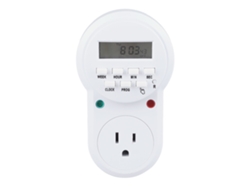 Enchufe Digital Programable Con 7 Días De Protección, Enchufable, Con Batería Interna Y Protección Contra Fluctuaciones De Voltaje.