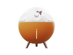 Humidificador De Aire De 260 Ml Con Luz Led Ultrasónica Silenciosa (naranja, Usb)