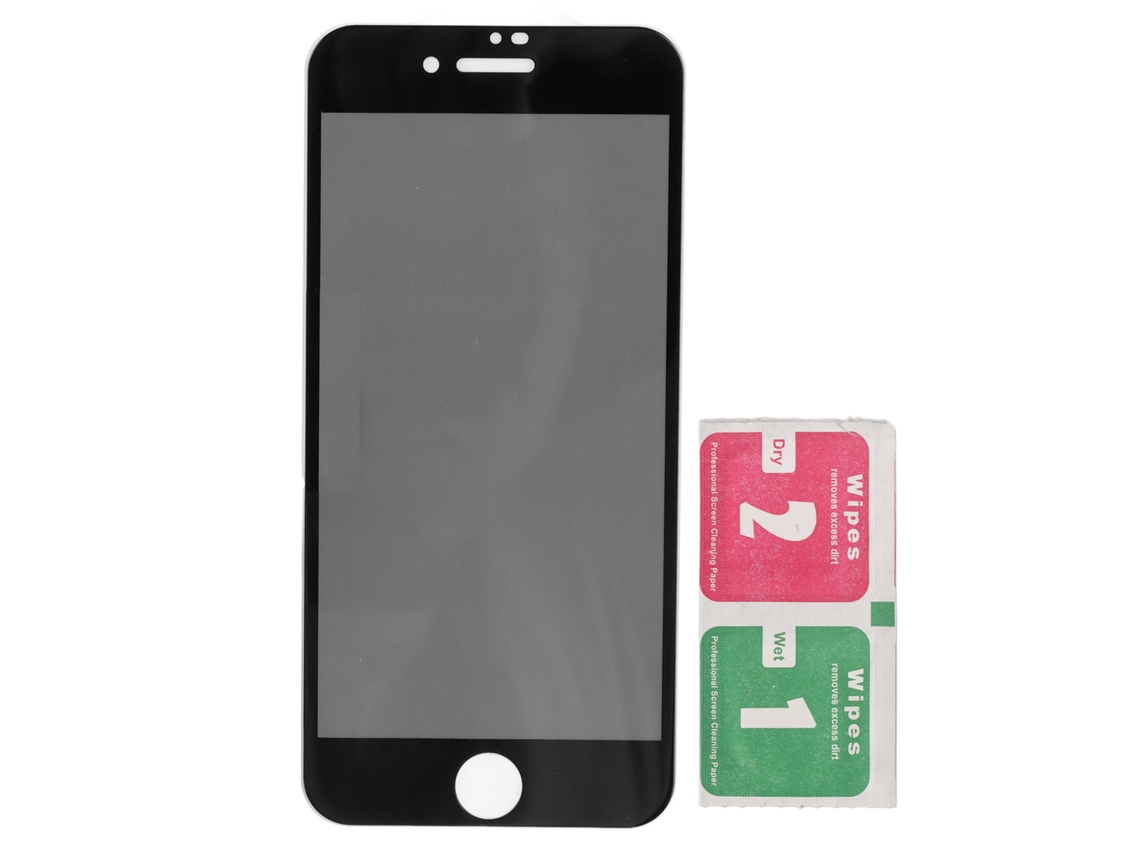 Protector De Pantalla De Vidrio Templado Antipalanca De Cobertura Total Para Iphone 8 Y 7 Con Protección Secreta.