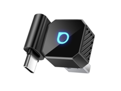 Adaptador USB/USB-C Avizar Mini Ottocast para CarPlay y Android Auto inalámbrico, negro