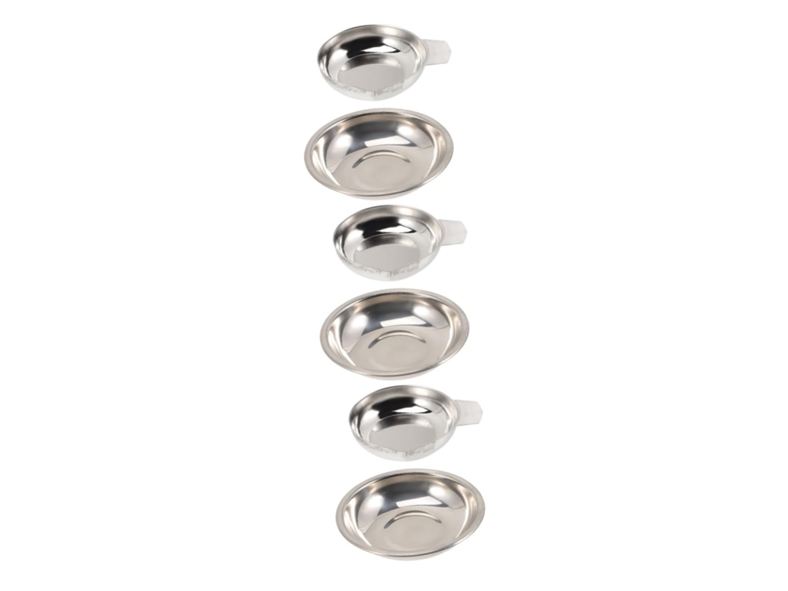 Bandejas de acero inoxidable Serie 3 para básculas electrónicas multiusos, ideales para pesar joyas, U Gokoco