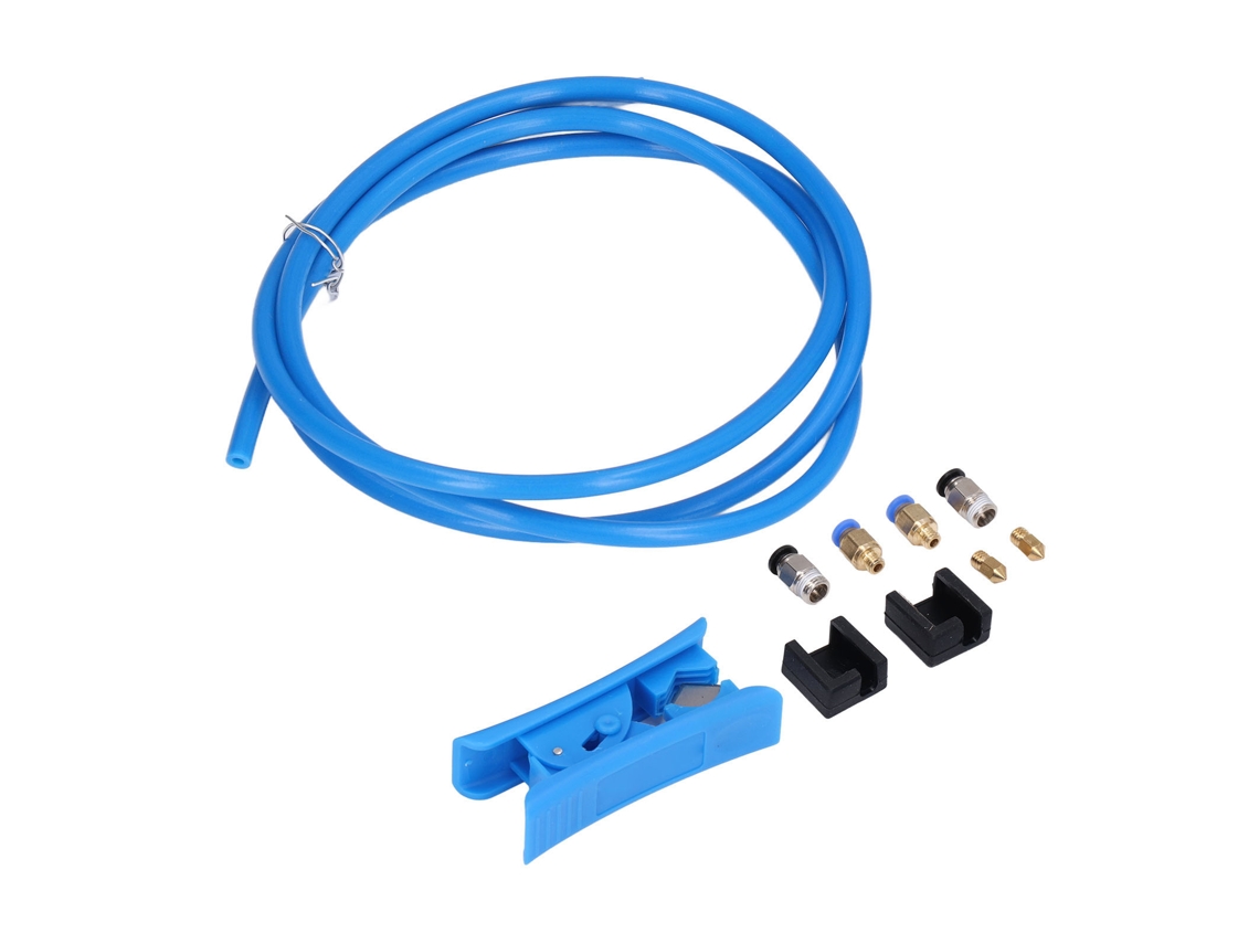 Bobina De Filamento De Ptfe Para Impresora 3d, 2 Mm De Diámetro Interior, 4 Mm De Diámetro Exterior, Con Kit De Corte Para Ender 3.